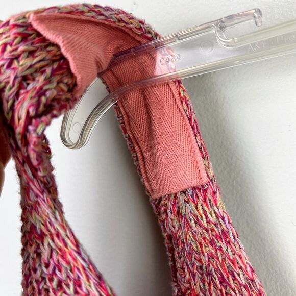 John & Jenn By Line Peta Knit Tank Top Sweater Shirt Rainbow Prism Pink Multi XS - Picture 6 of 10